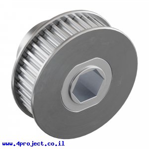 גלגלת רצועת תזמון GT2 6mm לציר REX 8 מ"מ - 40 שיניים