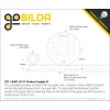 פס משונן MOD0.8 באורך 328 מ"מ