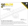פס משונן MOD0.8 באורך 328 מ"מ