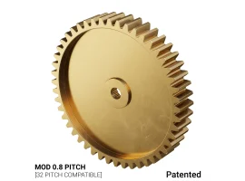 תמונה של מוצר גלגל שיניים MOD 0.8, ציר 3F-25T, פליז - 48 שיניים
