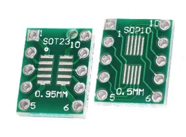 תמונה של מוצר כרטיסון מתאם SOP10 0.5mm/SOT23 0.95mm