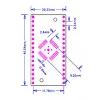כרטיסון מתאם QFN32/QFP32 0.65/0.8mm
