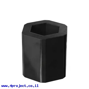 ספייסר פלסטיק לציר REX 8 מ"מ - אורך 12 מ"מ - חבילה של 12