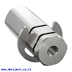 מוט REX 12mm פלדה עם טבעת - אורך 32 מ"מ