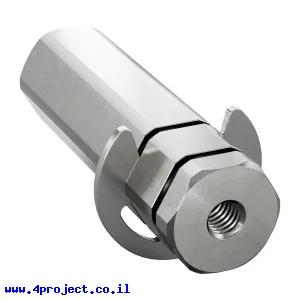 מוט REX 12mm פלדה עם טבעת - אורך 40 מ"מ