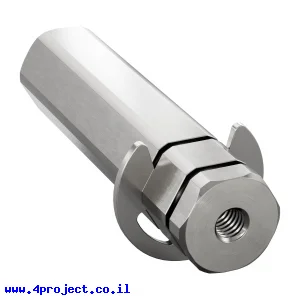 מוט REX 12mm פלדה עם טבעת - אורך 48 מ"מ