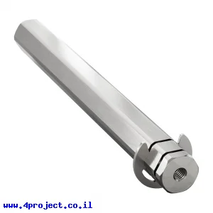 מוט REX 12mm פלדה עם טבעת - אורך 112 מ"מ