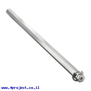 מוט REX 12mm פלדה עם טבעת - אורך 288 מ"מ