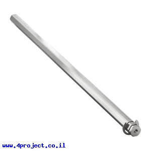 מוט REX 12mm פלדה עם טבעת - אורך 336 מ"מ