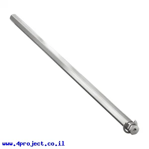 מוט REX 12mm פלדה עם טבעת - אורך 384 מ"מ