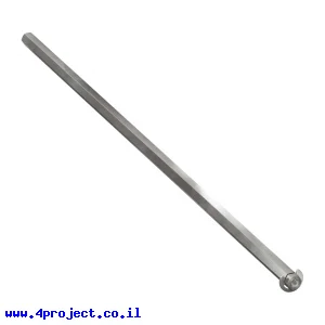 מוט REX 8mm פלדה עם טבעת - אורך 336 מ"מ