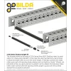 מוט REX 8mm פלדה עם טבעת - אורך 384 מ"מ