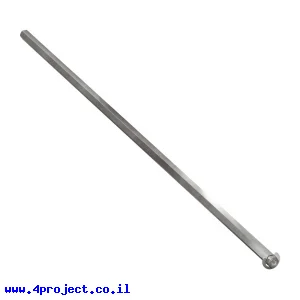 מוט REX 8mm פלדה עם טבעת - אורך 432 מ"מ