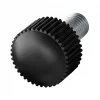 בורג מתכת M4x12mm עם ידית עגולה 15.5 מ"מ