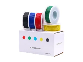 תמונה של מוצר חוט קשיח חד גידי - AWG24 - ערכה של 5 צבעים