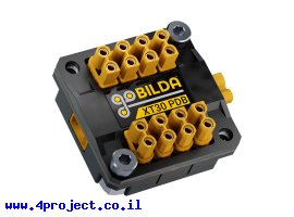 תמונה של מוצר מודול goBILDA - מפצל חיבורי XT30, כניסה אחת ל-8 יציאות