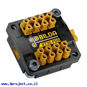 מודול goBILDA - מפצל חיבורי XT30, כניסה אחת ל-8 יציאות - גרסה קודמת