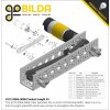 גלגל שיניים לשרשרת 8mm, סיבוב חופשי על ציר 6 מ"מ, פלסטיק - 8 שיניים, חבילה של 2