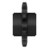 גלגל שיניים לשרשרת 8mm, לציר 8 מ"מ בצורת REX, פלסטיק - 8 שיניים, חבילה של 2