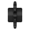 גלגל שיניים לשרשרת 8mm, לציר 8 מ"מ בצורת REX, פלסטיק - 8 שיניים, חבילה של 2