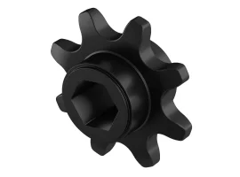 תמונה של מוצר גלגל שיניים לשרשרת 8mm, לציר 8 מ"מ בצורת REX, פלסטיק - 8 שיניים, חבילה של 2