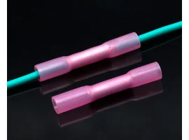 תמונה של מוצר מחבר לחיצה קרה (אדום) לחוטים AWG22-AWG16