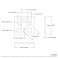 לוח מחורר תבנית goBILDA, מידות 43x48 מ"מ, 1x1 חורים, אלומיניום