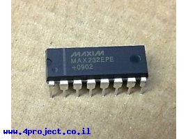 תמונה של מוצר שבב תקשורת RS232 - MAX232
