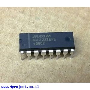 שבב תקשורת RS232 - MAX232