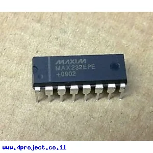 שבב תקשורת RS232 - MAX232