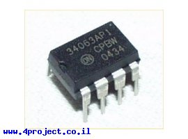 תמונה של מוצר מייצב מתח / ממיר DC ל-DC (מעלה/מוריד) דגם MC34063A