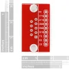 כרטיסון למחבר תקשורת טורית DB-9