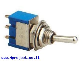 תמונה של מוצר מפסק מיתוג ON/OFF/ON - SPDT