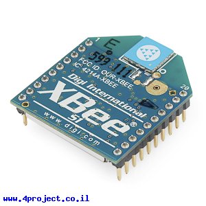 מודול תקשורת XBee S1 1mW - אנטנת שבב
