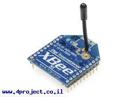 תמונה של מוצר מודול תקשורת XBee S1 1mW - אנטנת חוט