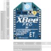 מודול תקשורת XBee Pro S1 60mW - אנטנת שבב