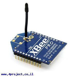 מודול תקשורת XBee Pro S1 60mW - אנטנת חוט