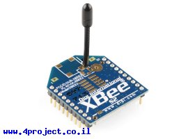 תמונה של מוצר מודול תקשורת XBee S2 (ZB) 2mW - אנטנת חוט