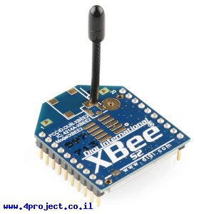 מודול תקשורת XBee S2 (ZB) 2mW - אנטנת חוט