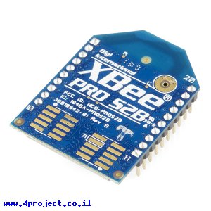מודול תקשורת XBee Pro S2B (ZB) 63mW - אנטנת PCB