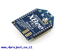 תמונה של מוצר מודול תקשורת XBee Pro S2B (ZB) 50mW - מחבר U.FL