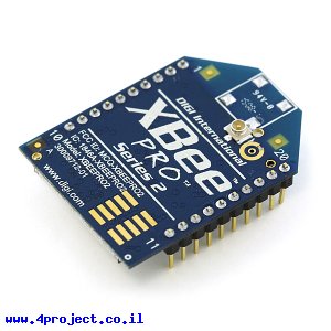 מודול תקשורת XBee Pro S2B (ZB) 50mW - מחבר U.FL