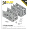 לוח מחורר תבנית goBILDA, מידות 43x96 מ"מ, 1x3 חורים, אלומיניום