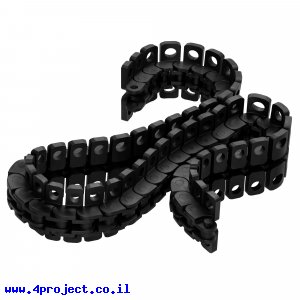 שרשרת פלסטיק 8 מ"מ עם תפסנים - אורך 40 ס"מ