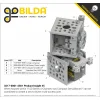 מחזיק מנוע Compact ServoBlock™ למנועי סרוו בגודל סטנדרטי עם ציר 3F-25T, רוחב 43 מ"מ