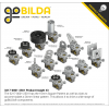 מחזיק מנוע Compact ServoBlock™ למנועי סרוו בגודל סטנדרטי עם ציר 3F-25T, רוחב 43 מ"מ