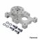 מחזיק מנוע Compact ServoBlock™ למנועי סרוו בגודל סטנדרטי עם ציר 3F-25T, רוחב 43 מ"מ
