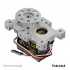 מחזיק מנוע Compact ServoBlock™ למנועי סרוו בגודל סטנדרטי עם ציר 3F-25T, רוחב 43 מ"מ