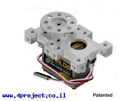 תמונה של מוצר מחזיק מנוע Compact ServoBlock™ למנועי סרוו בגודל סטנדרטי עם ציר 3F-25T, רוחב 43 מ"מ