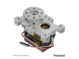 תמונה של מוצר מחזיק מנוע Compact ServoBlock™ למנועי סרוו בגודל סטנדרטי עם ציר 3F-25T, רוחב 43 מ"מ